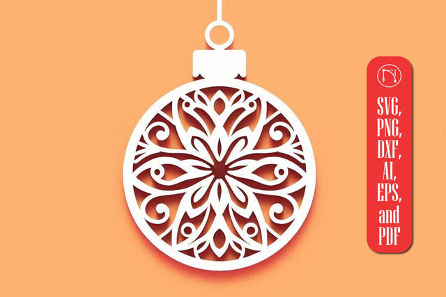 Christmas Ornaments SVG Cut File SVG MD JOYNAL ABDIN 