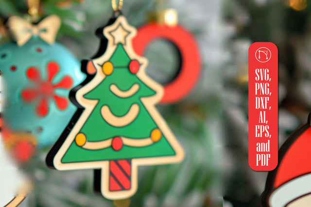 Christmas Ornaments SVG cut file SVG MD JOYNAL ABDIN 