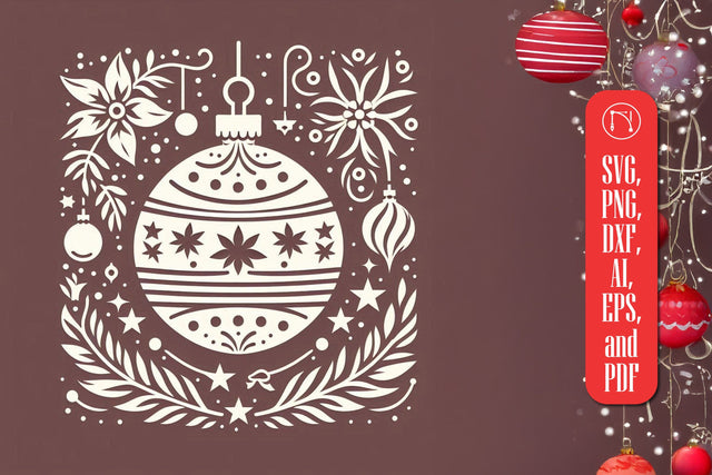 Christmas Ornaments SVG Cut File SVG MD JOYNAL ABDIN 