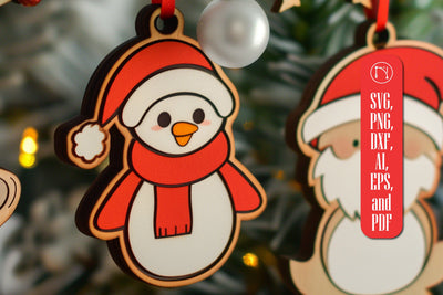 Christmas Ornaments SVG cut file SVG MD JOYNAL ABDIN 