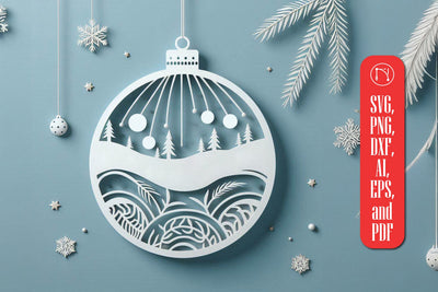 Christmas Ornaments SVG Cut File SVG MD JOYNAL ABDIN 