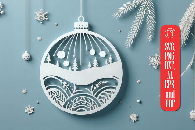 Christmas Ornaments SVG Cut File SVG MD JOYNAL ABDIN 