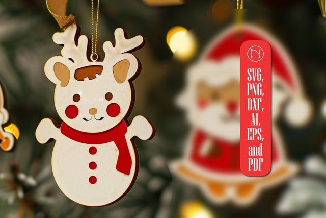 Christmas Ornaments SVG cut file SVG MD JOYNAL ABDIN 