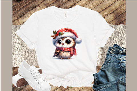 Christmas Owl Sublimation Clipart Sublimation designartist 