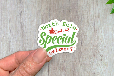 Christmas Packaging Stickers Bundle Sublimation CraftLabSVG 