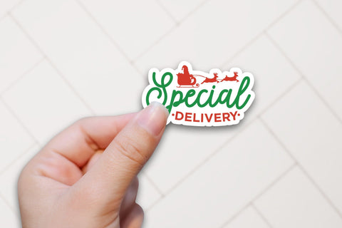 Christmas Packaging Stickers Bundle Sublimation CraftLabSVG 