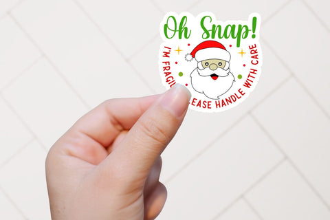 Christmas Packaging Stickers Bundle Vol.3 Sublimation CraftLabSVG 