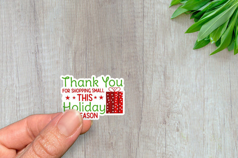 Christmas Packaging Stickers Bundle Vol.3 Sublimation CraftLabSVG 