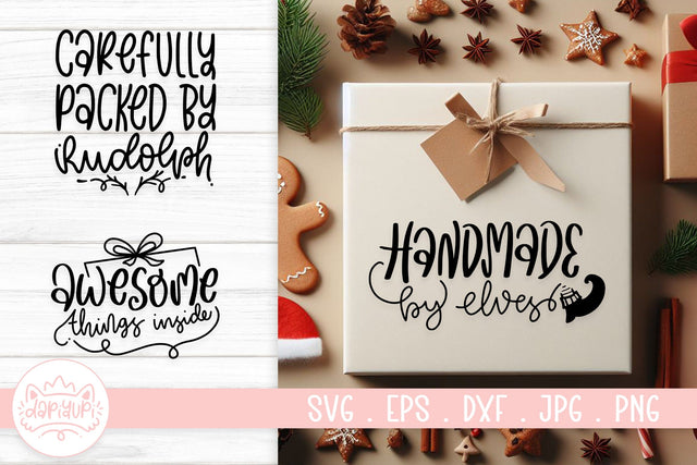 Christmas Packaging SVG Cut File SVG dapiyupi store 
