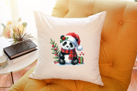 Christmas Panda Sublimation Clipart Sublimation designartist 