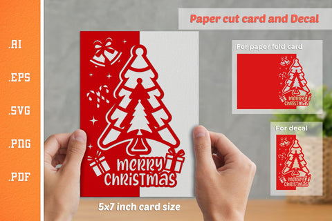 Christmas Paper Cut Cards SVG BUNDLE SVG Slim Studio 
