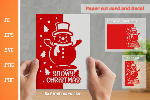 Christmas Paper Cut Cards SVG BUNDLE SVG Slim Studio 