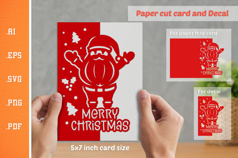 Christmas Paper Cut Cards SVG BUNDLE SVG Slim Studio 