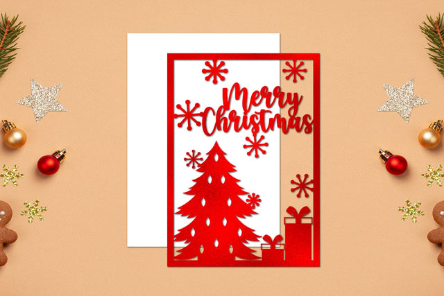 Christmas Paper cut, Christmas Template SVG zafrans studio 