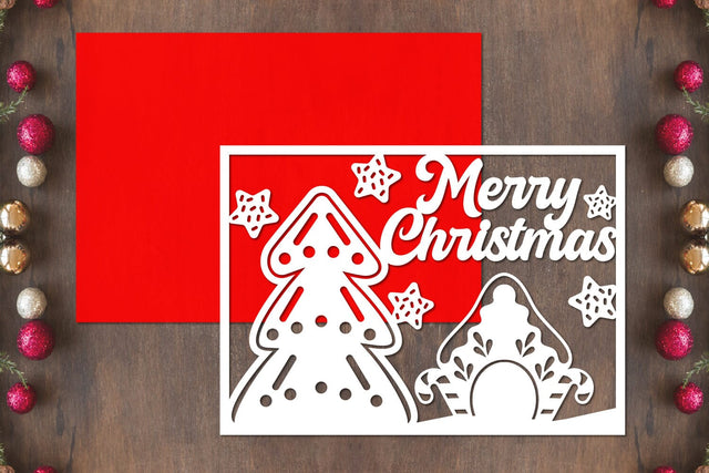 Christmas Papercut, Christmas Lasercut, Christmas Cut Files SVG zafrans studio 