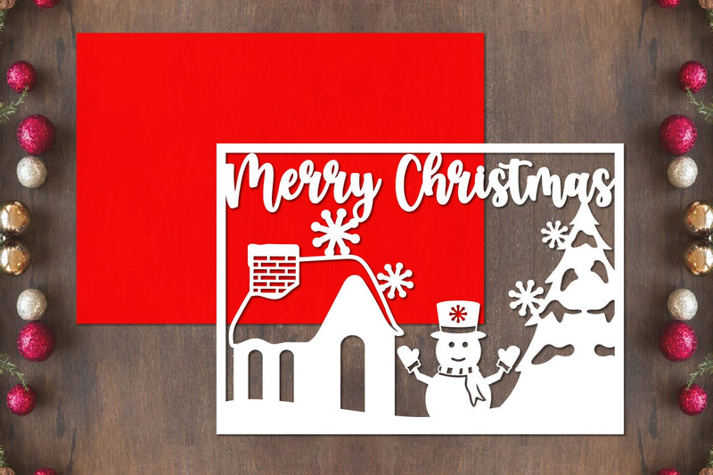 Christmas Papercut, Christmas Lasercut SVG zafrans studio 