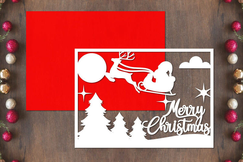 Christmas Papercut, Christmas Lasercut SVG zafrans studio 