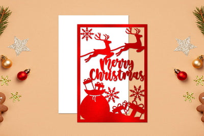 Christmas Papercut, Christmas Template SVG zafrans studio 