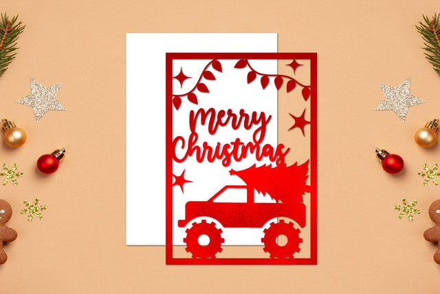 Christmas Papercut, Christmas Template SVG zafrans studio 