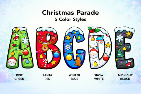 Christmas Parade Font BB Digital Arts 