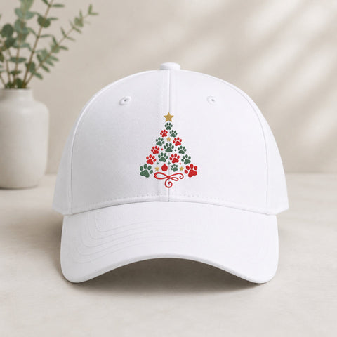 Christmas Paw Print Tree Embroidery Design – Dog Cat Christmas Machine Embroidery File, Pet Lover Holiday Design Embroidery/Applique DESIGNS PatternFeed8 