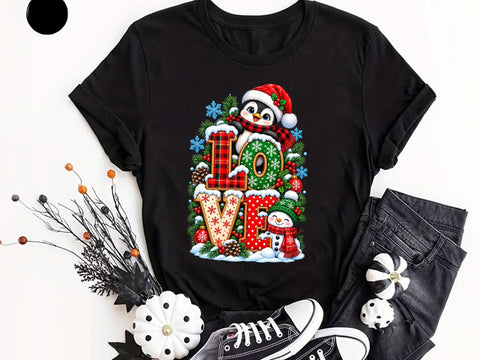 Christmas Penguin Snowman PNG Sublimation SVG artprintfile 