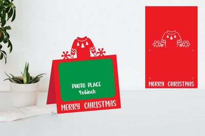 Christmas Photo Frame Papercut, Christmas Decor SVG zafrans studio 