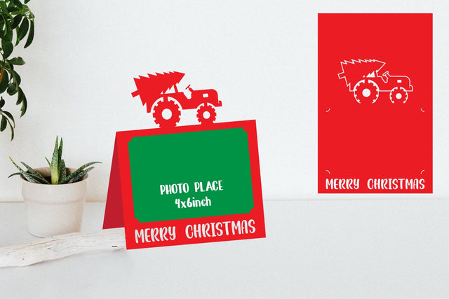 Christmas Photo Frame Papercut, Christmas Decor SVG zafrans studio 