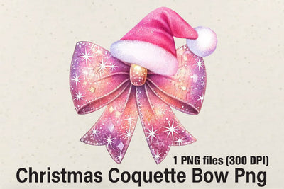 christmas-pink-coquette-fancy-bow SVG Angelina750 