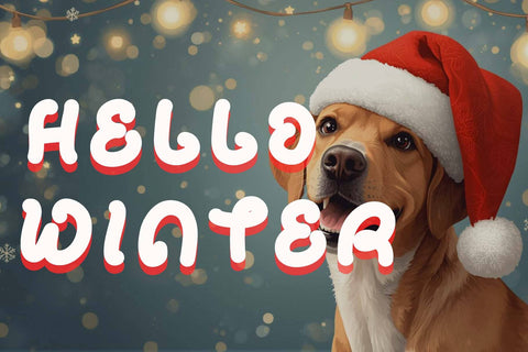 Christmas Pipow Font Prasetya Letter 