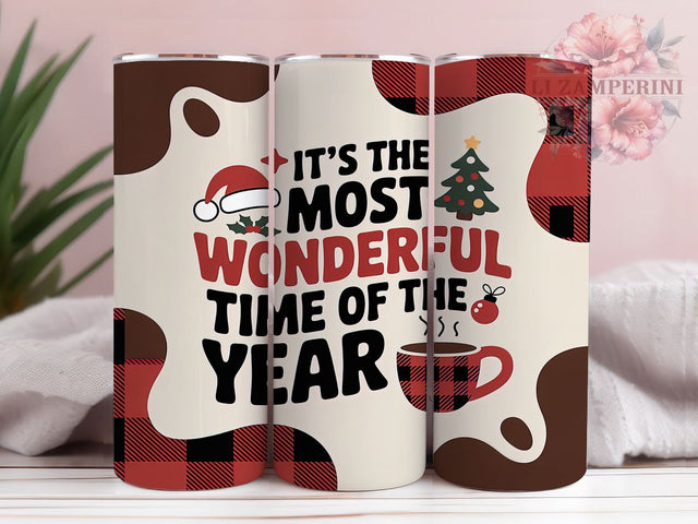 Christmas Plaid Cowhide Tumbler, Holiday Sublimation Design, Festive Cowhide Art, 20oz Christmas Tumbler, Whimsical Holiday Mug, Rustic Plaid Cup, Seasonal Cowhide Wrap Sublimation Li Zamperini 