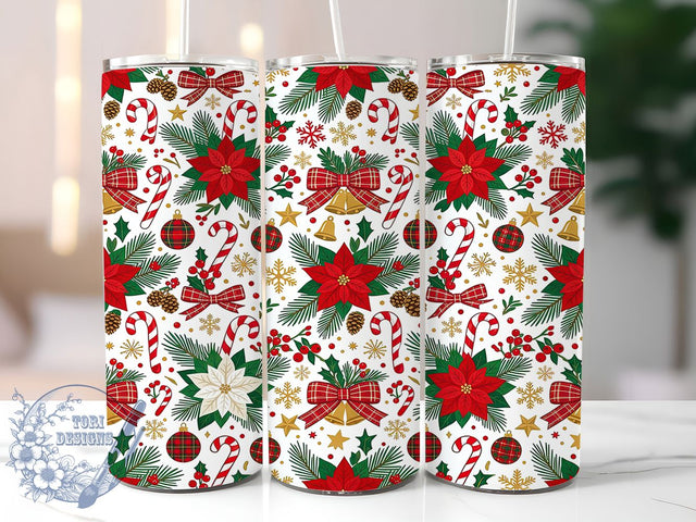 Christmas Plaid Pattern 20oz Tumbler, Christmas Plaid, Plaid Pattern, Christmas Pattern, Plaid Tumbler, Christmas Tumbler, 20oz Tumbler Wrap, Plaid Wrap PNG Sublimation ToriDesigns 