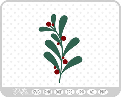 Christmas Plant SVG DottieDigitals 