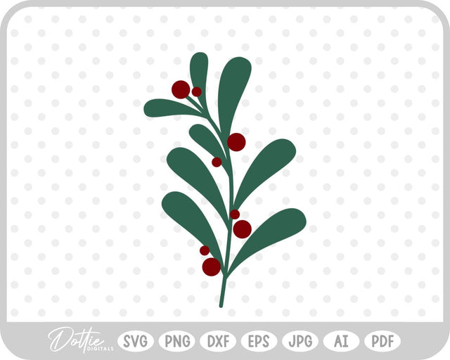 Christmas Plant SVG DottieDigitals 