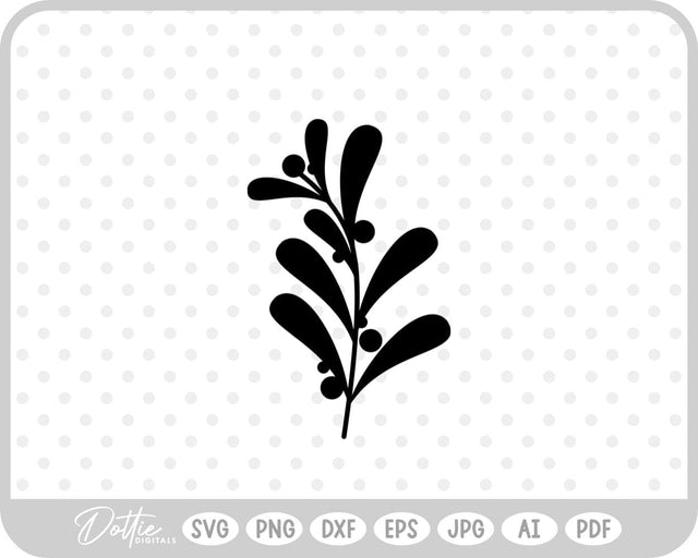 Christmas Plant SVG DottieDigitals 
