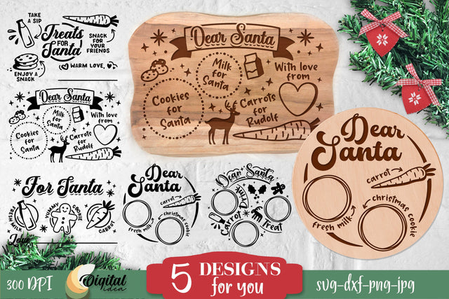 Christmas Plate Bundle SVG. Christmas Quotes SVG SVG Evgenyia Guschina 