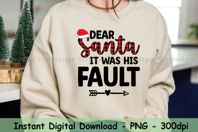 Christmas Png, Dear Santa Christmas Png, Retro Santa png, Christmas png, Christmas Sublimation file for Shirt Design Sublimation ToriDesigns 