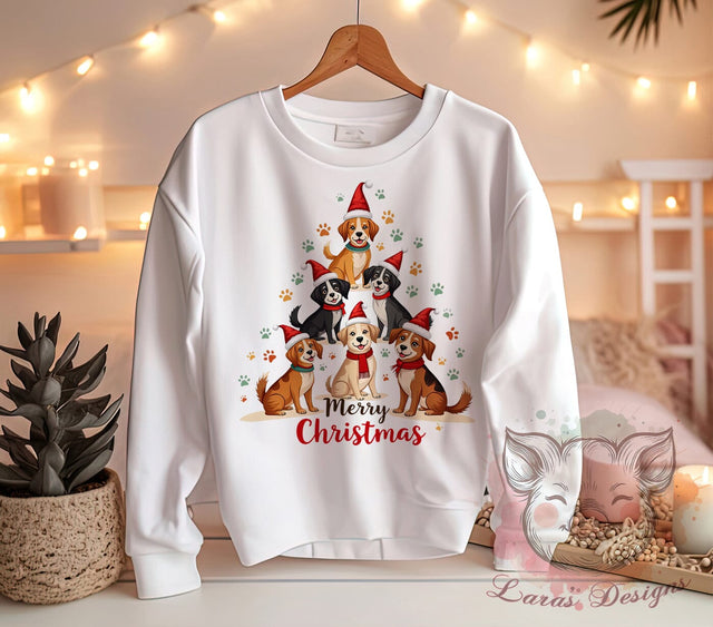 Christmas PNG, Dog Lovers, Sublimation Download, Merry Christmas Art, Holiday Dogs, Digital Download, Printable Christmas, Pet Christmas Sublimation Lara' s Designs 