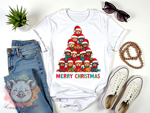 Christmas PNG, Dog Lovers, Sublimation Download, Merry Christmas Art, Holiday Dogs, Digital Download, Printable Christmas, Pet Christmas Sublimation Lara' s Designs 