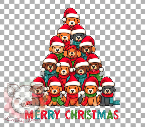 Christmas PNG, Dog Lovers, Sublimation Download, Merry Christmas Art, Holiday Dogs, Digital Download, Printable Christmas, Pet Christmas Sublimation Lara' s Designs 