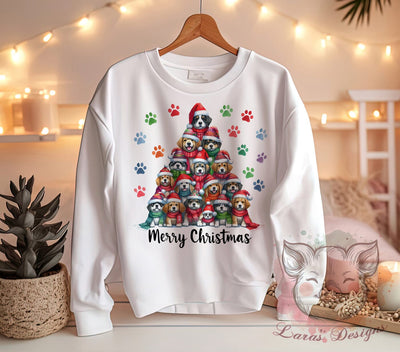 Christmas PNG, Dog Lovers, Sublimation Download, Merry Christmas Art, Holiday Dogs, Digital Download, Printable Christmas, Pet Christmas Sublimation Lara' s Designs 