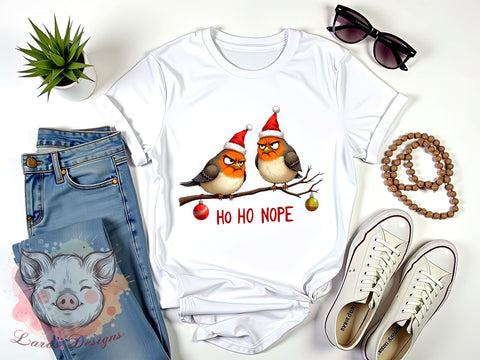 Christmas PNG, Funny Christmas, Sublimation Download, Holiday Humor, Bird Design, Christmas Decor, Digital Download, Printable Christmas Sublimation Lara' s Designs 