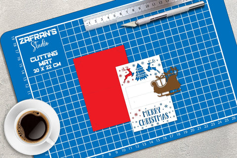 Christmas Pop-Up Card, 3D Christmas Card SVG zafrans studio 