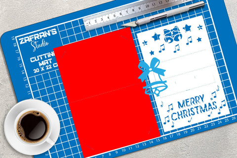 Christmas Pop-Up Card, 3D Christmas Card SVG zafrans studio 