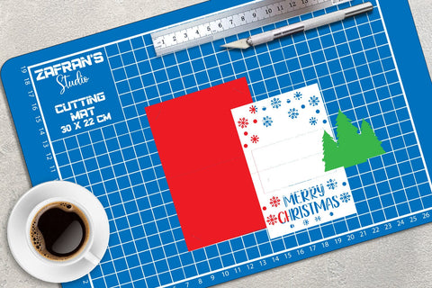 Christmas Pop-Up Card, 3D Christmas Card SVG zafrans studio 