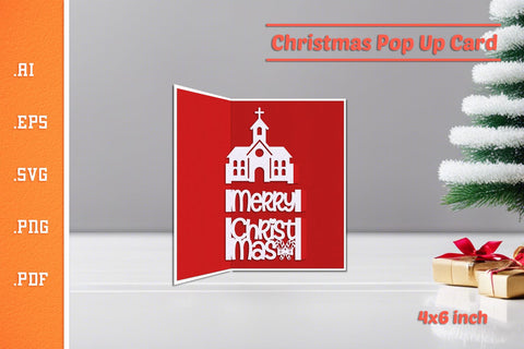 Christmas Pop-up Cards Bundle - Portrait 4x6 SVG Slim Studio 