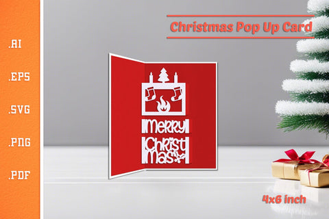 Christmas Pop-up Cards Bundle - Portrait 4x6 SVG Slim Studio 