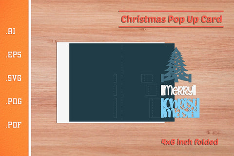Christmas Pop-up Cards Bundle - Portrait 4x6 SVG Slim Studio 