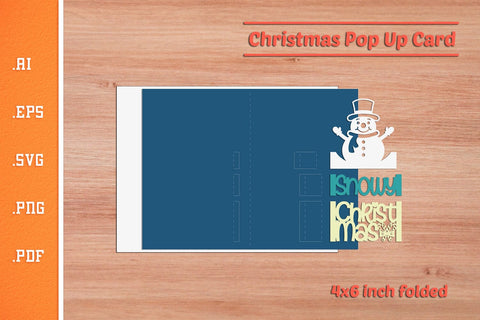 Christmas Pop-up Cards Bundle - Portrait 4x6 SVG Slim Studio 