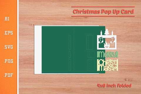 Christmas Pop-up Cards Bundle - Portrait 4x6 SVG Slim Studio 